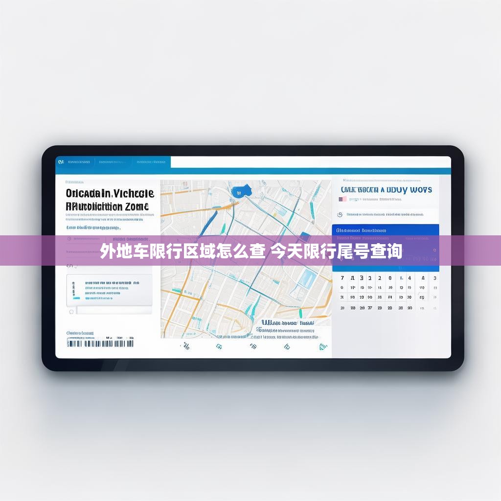 详细阅读:外地车限行区域怎么查 今天限行尾号查询 外地车限行区域怎么查 今天限行尾号查询