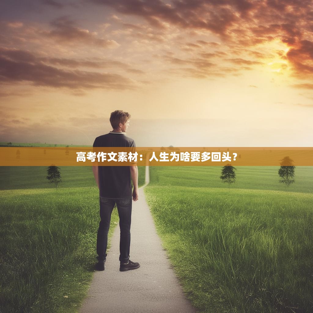 详细阅读:高考作文素材:人生为啥要多回头? 高考作文素材:人生为啥要多回头?