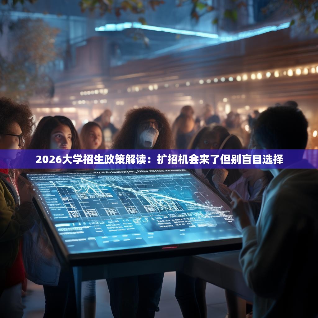 2026大学招生政策解读:扩招机会来了但别盲目选择 2026大学招生政策解读:扩招机会来了但别盲目选择